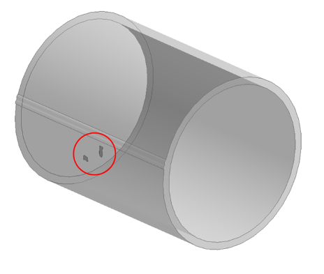 3D CAD model of pipe 